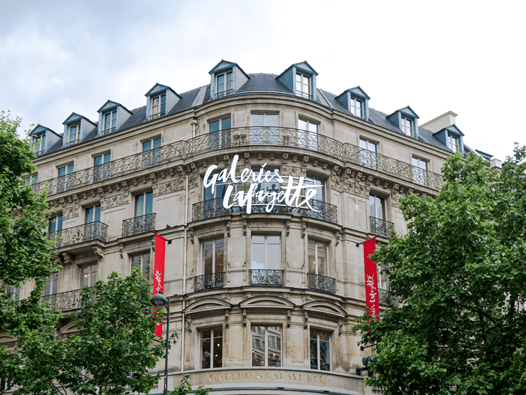 galeries lafayette food market in paris