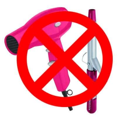 leave the hairdryer at home when traveling