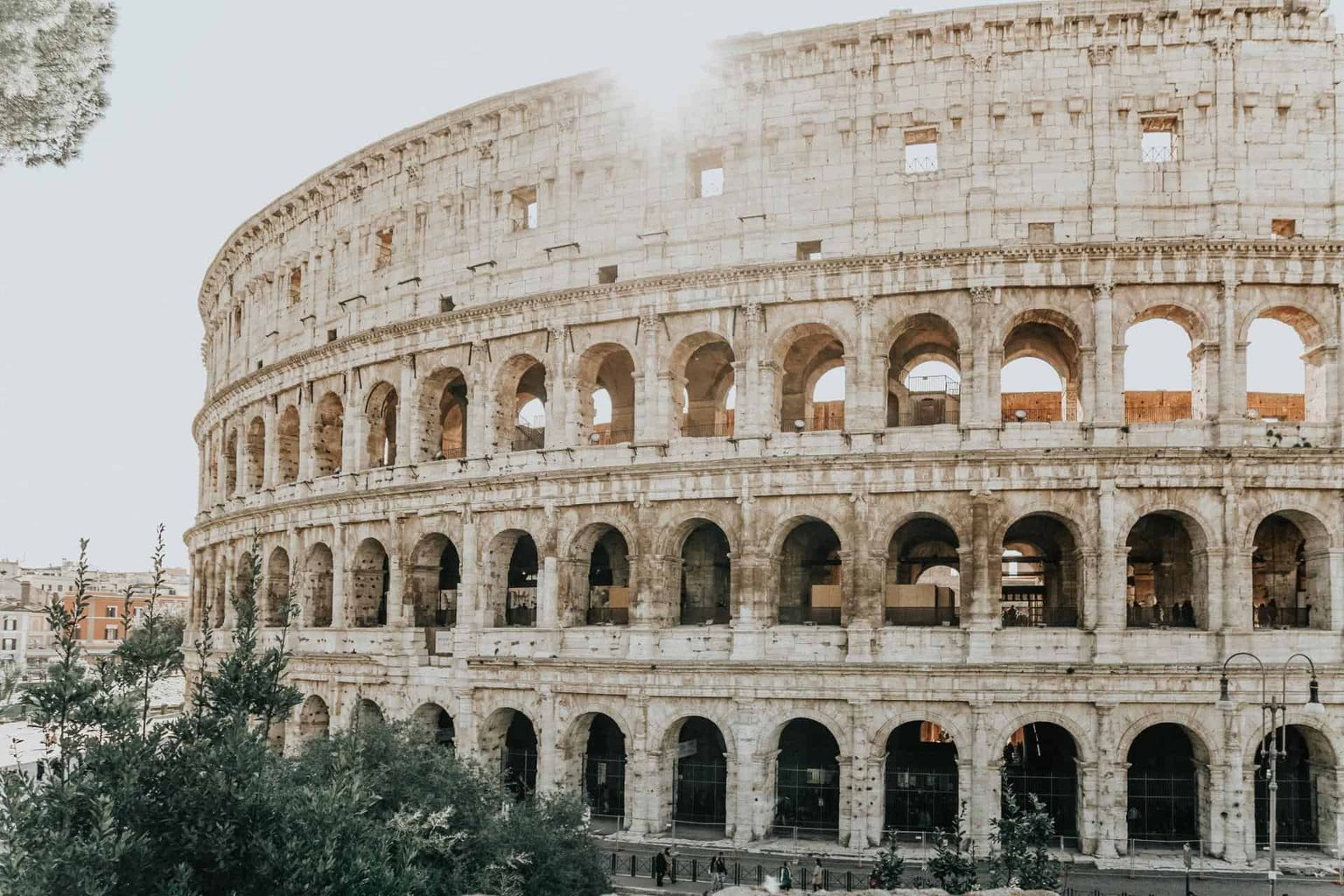 photo of rome during sunrise 