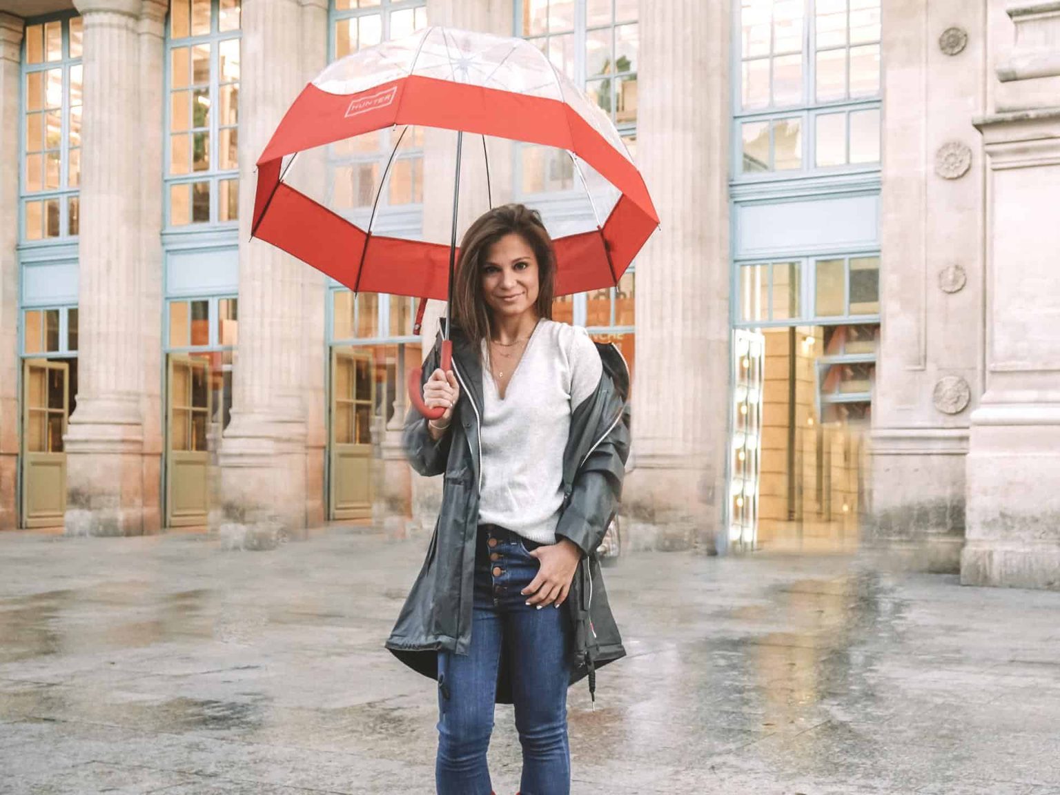 what to wear in paris when it rains