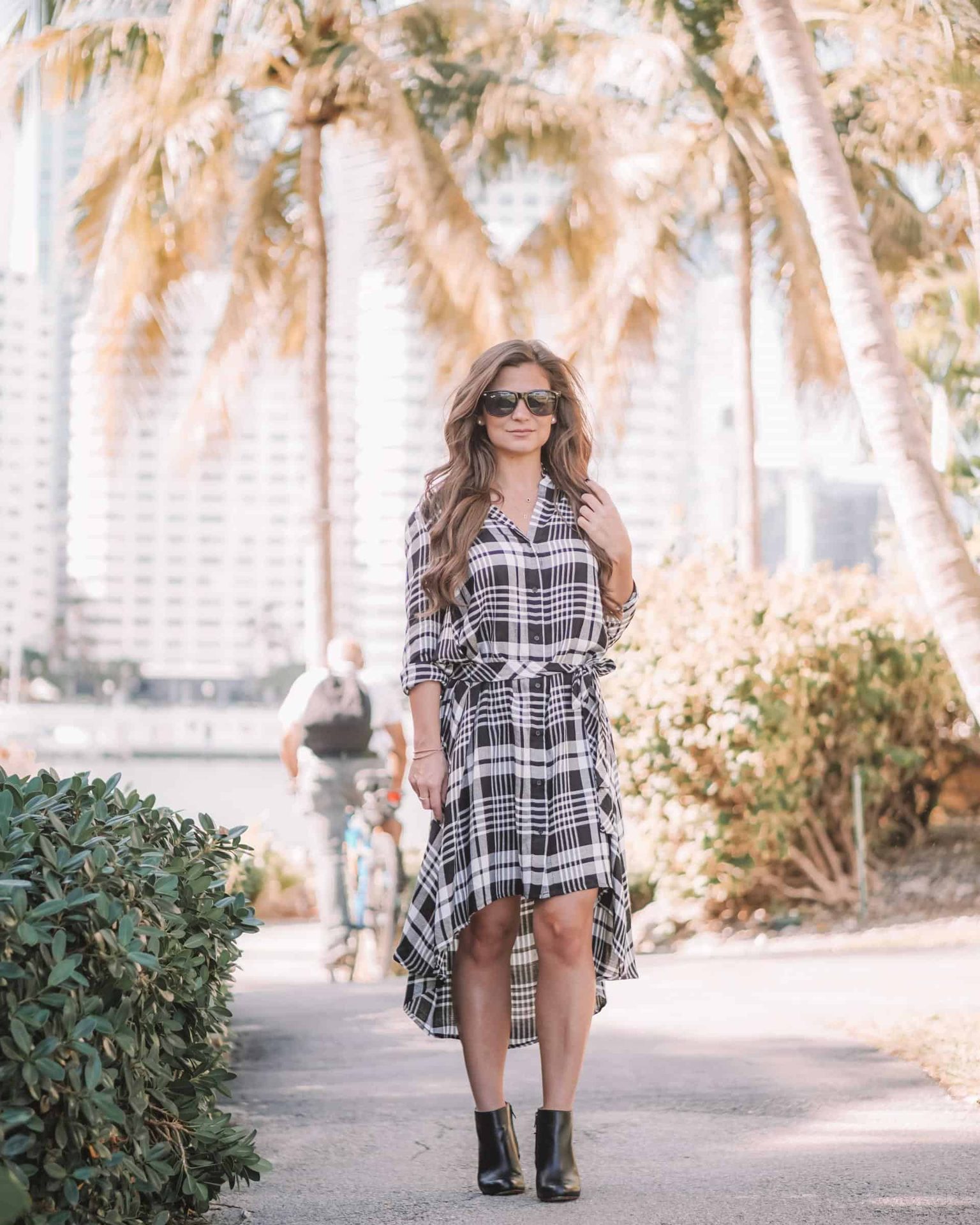 Sparkz checkered dress 