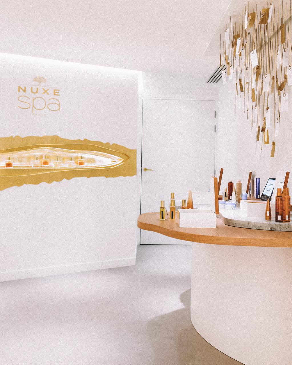nuxe spa at printemps