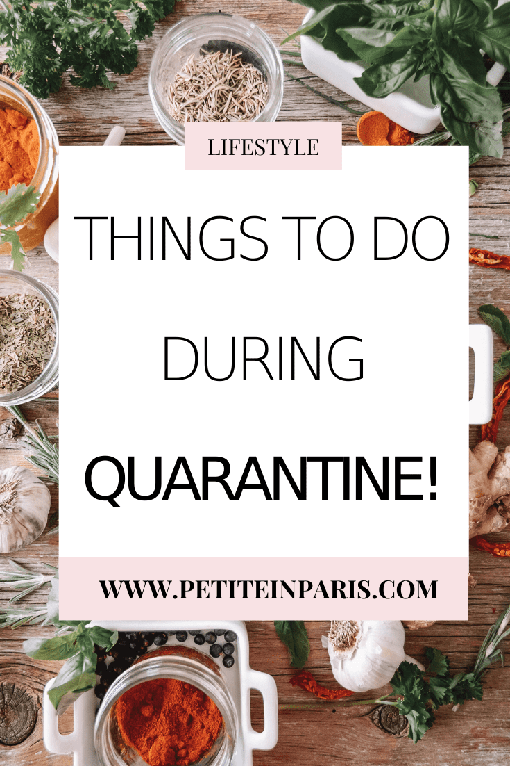 things to do inside during quarantine