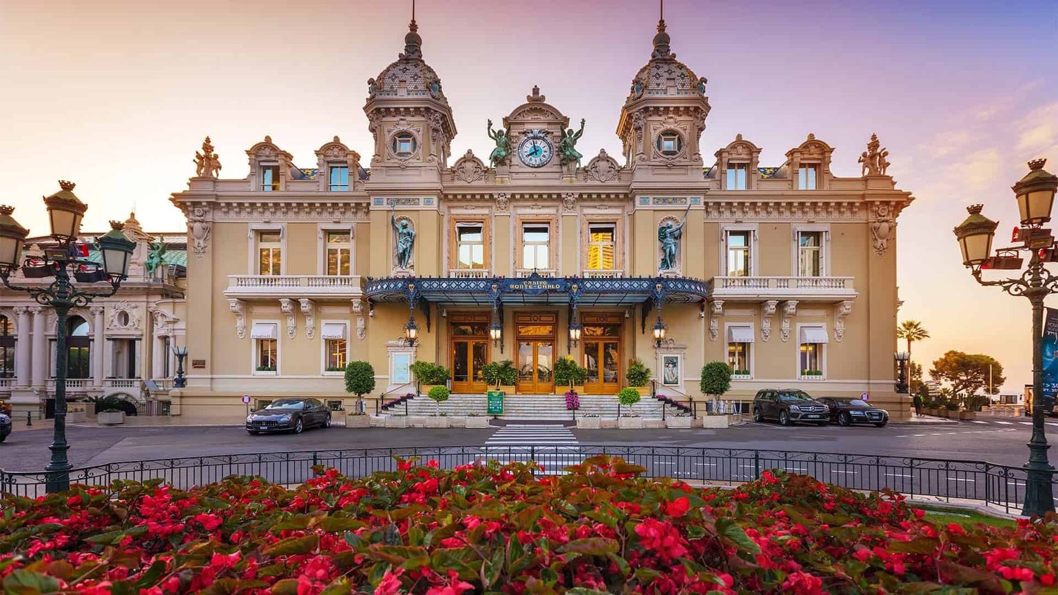 outside the monte carlo casino in monaco