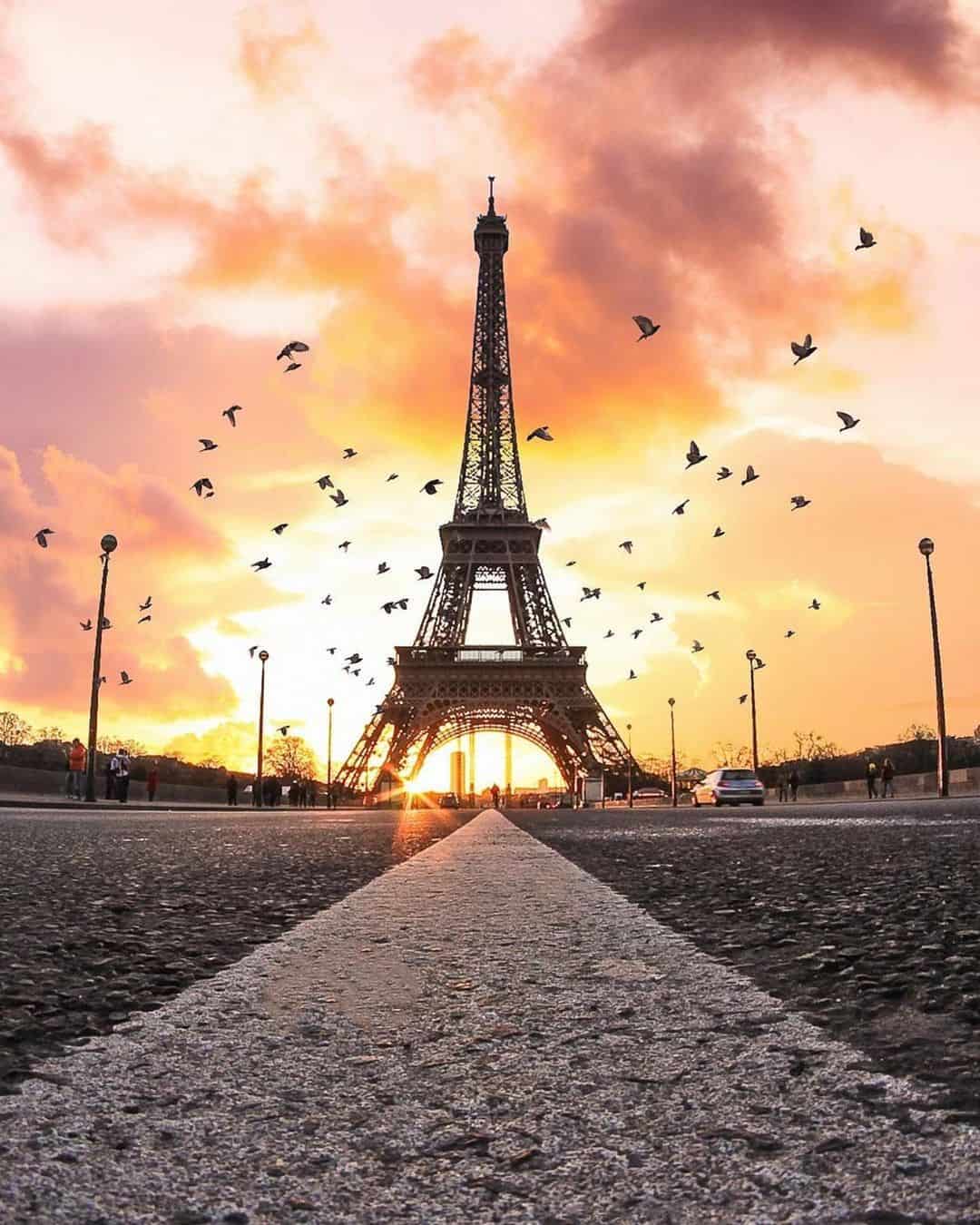 morning sunrise in paris petiteinparis