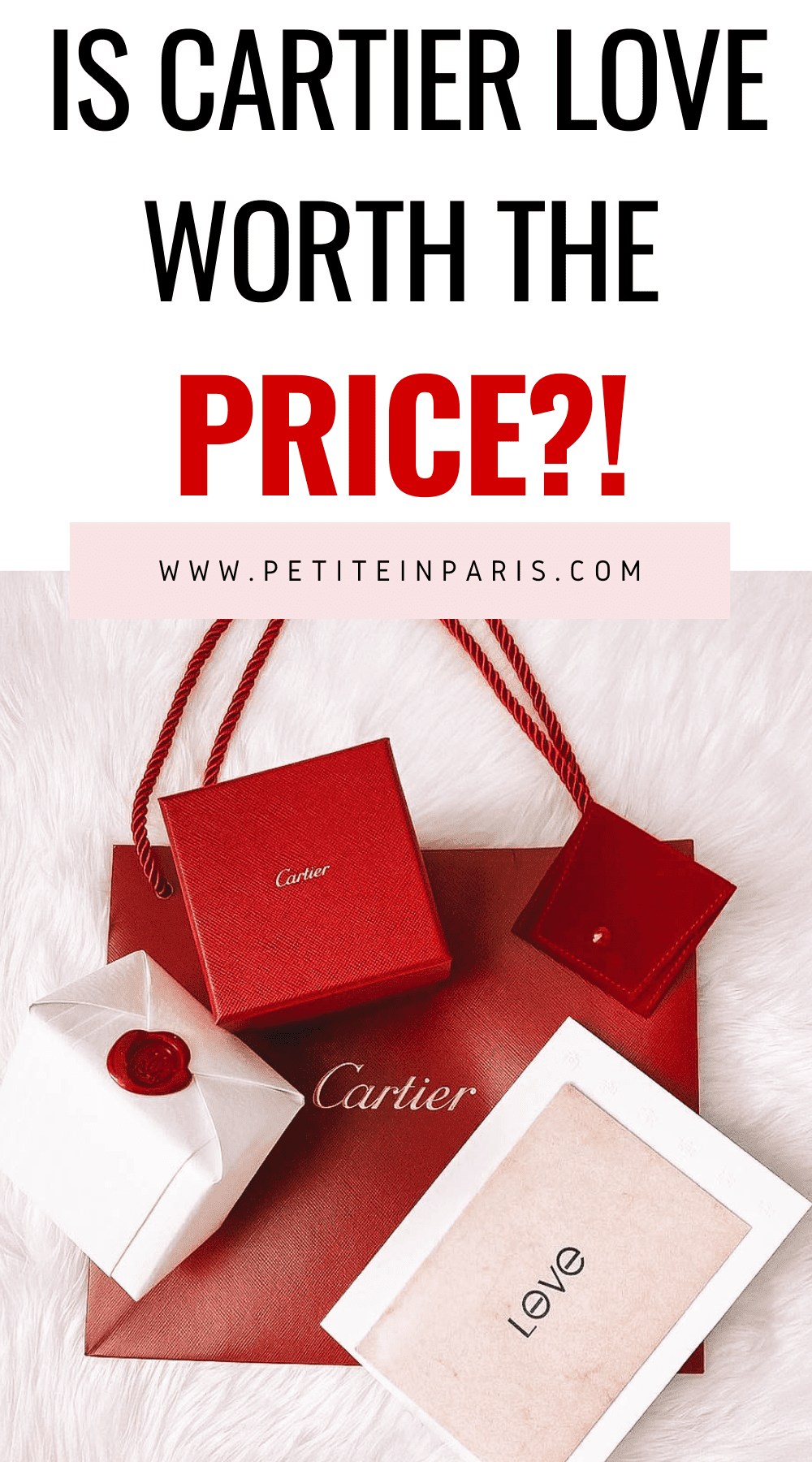 Cartier love ring worth the price cartier love ring bag and box