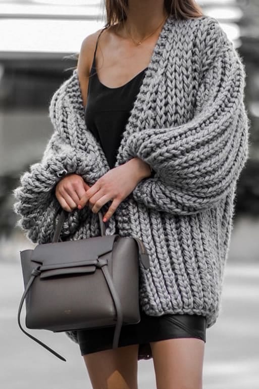 Grey Celine Belt Bag Styled