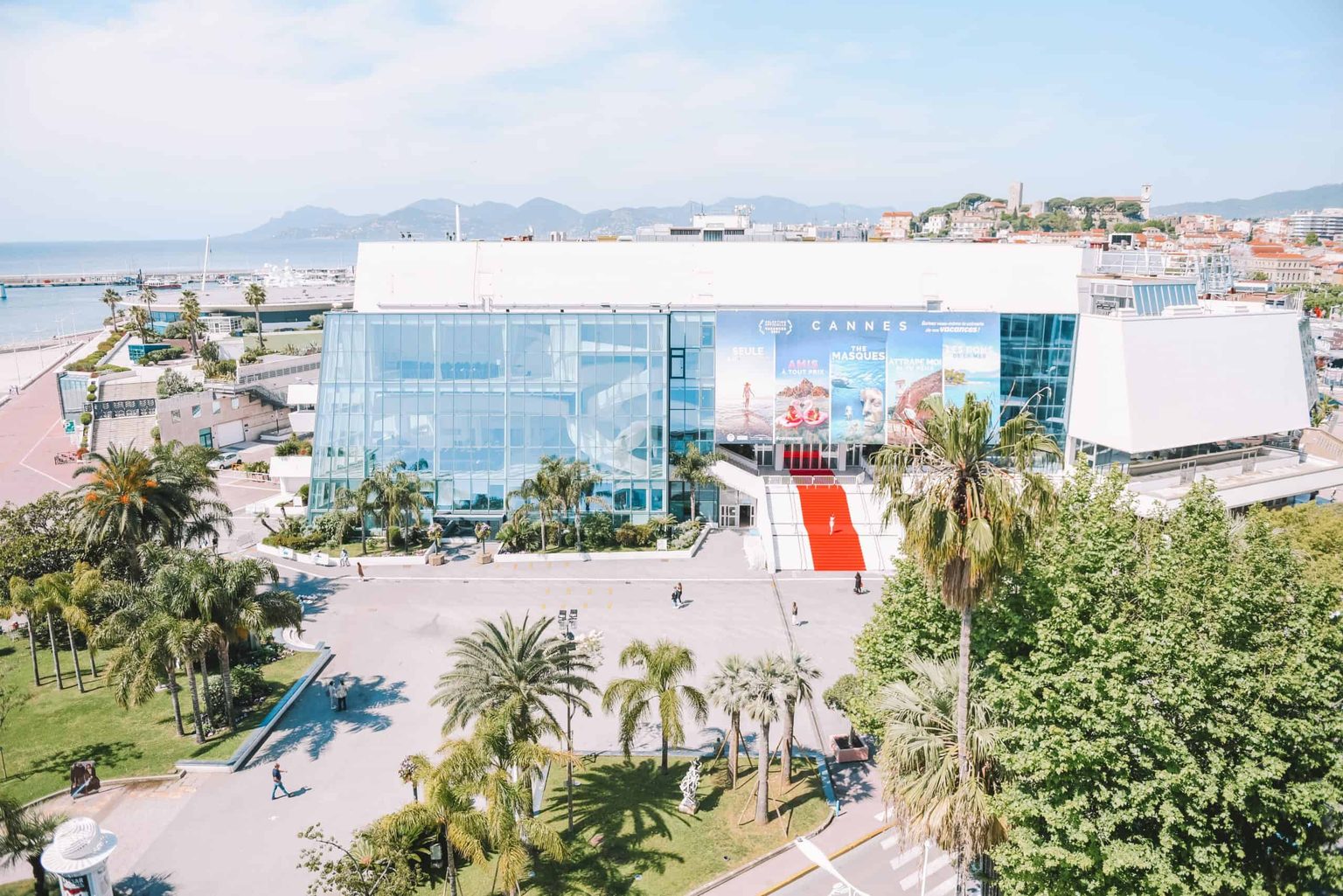 Cannes Film Festival red carpet view from hotel Barriere Majestic