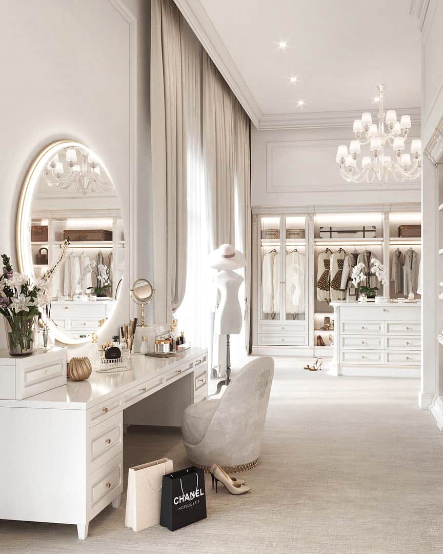 designer handbag closet