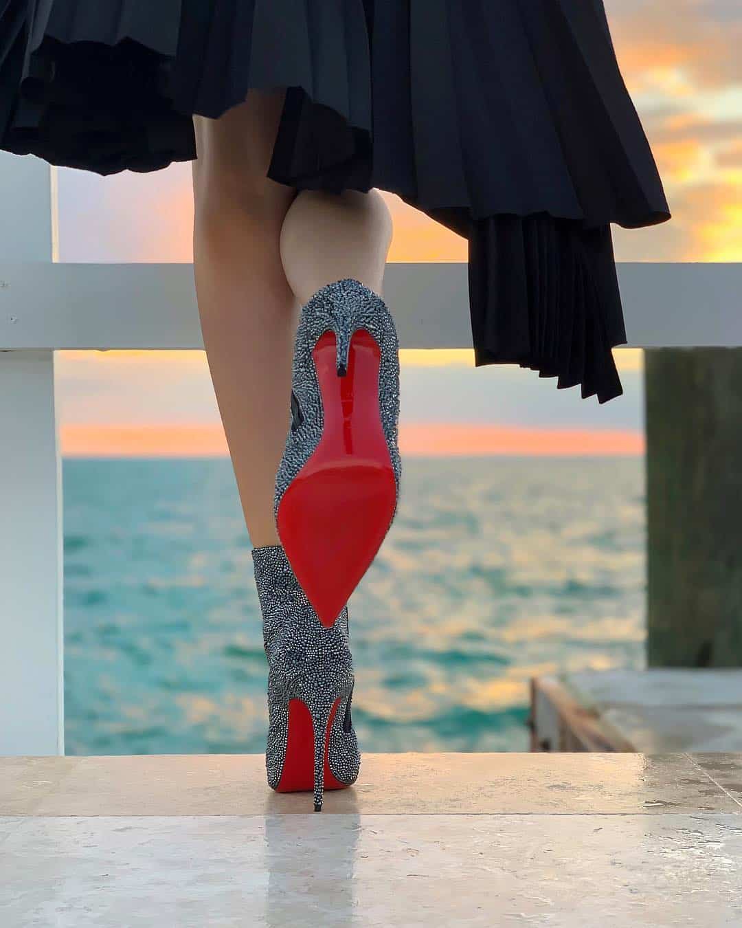 Chrisitian Louboutin red bottom shoes