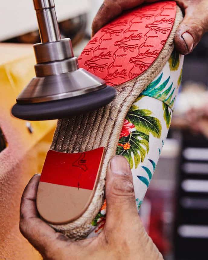 Official Christian Louboutin shoe repair cobbler