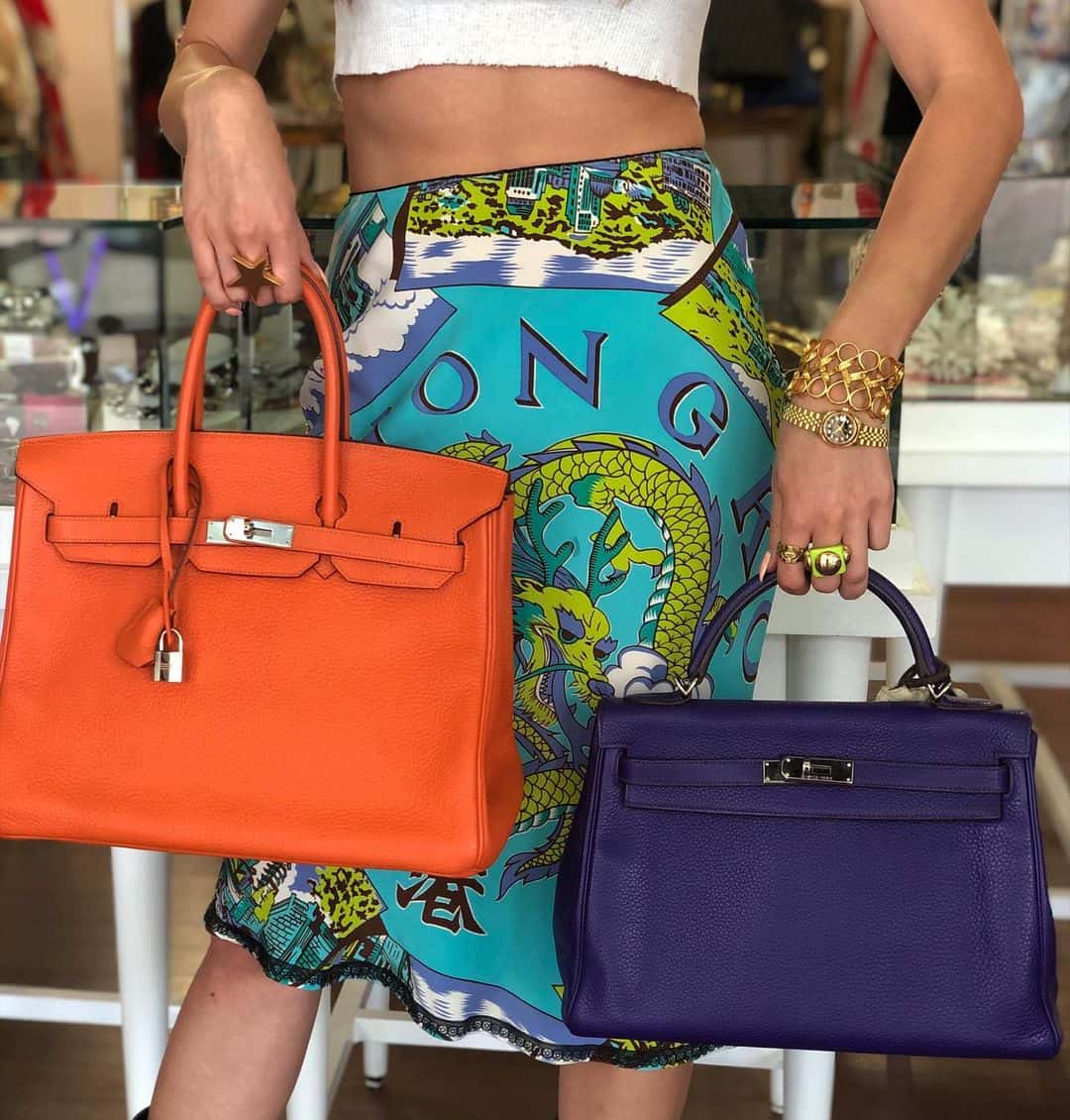 Hermes Birkin Bag and Hermes Kelly Bag