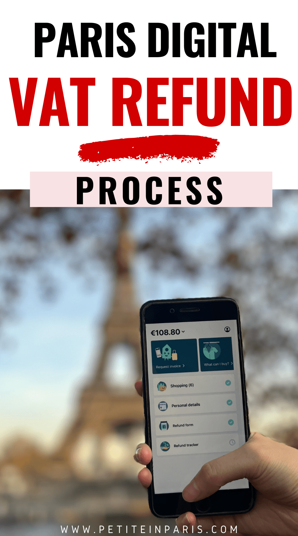 Paris digital vat refund process