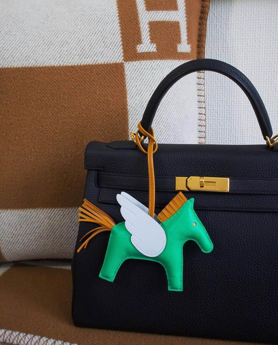 Green Hermes Charm