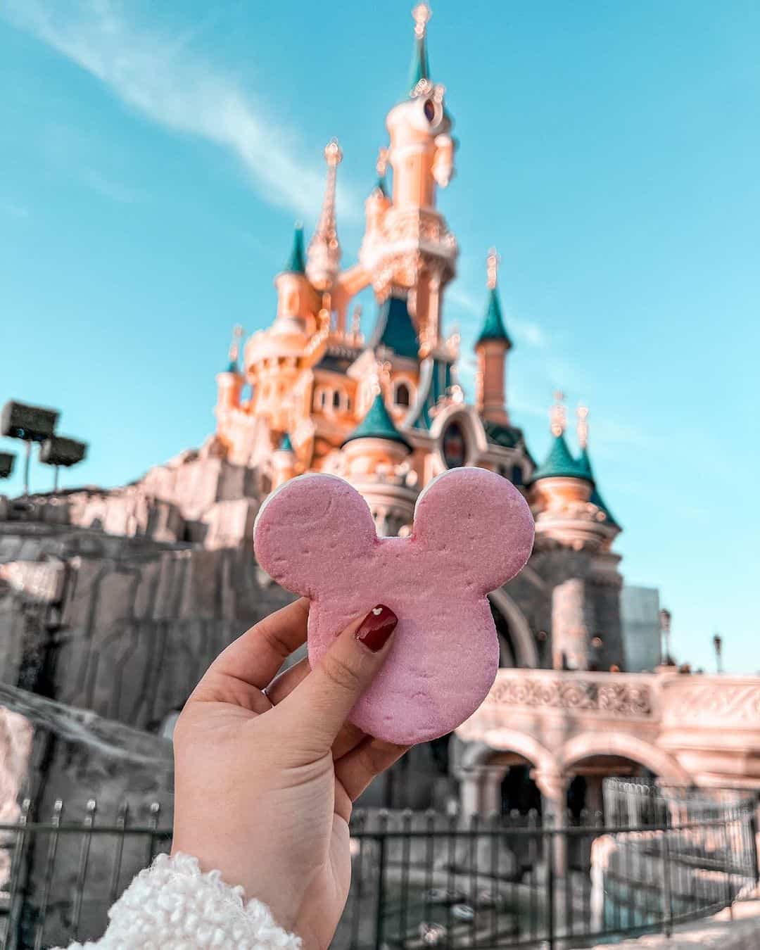 Disneyworld in Paris in the Spring