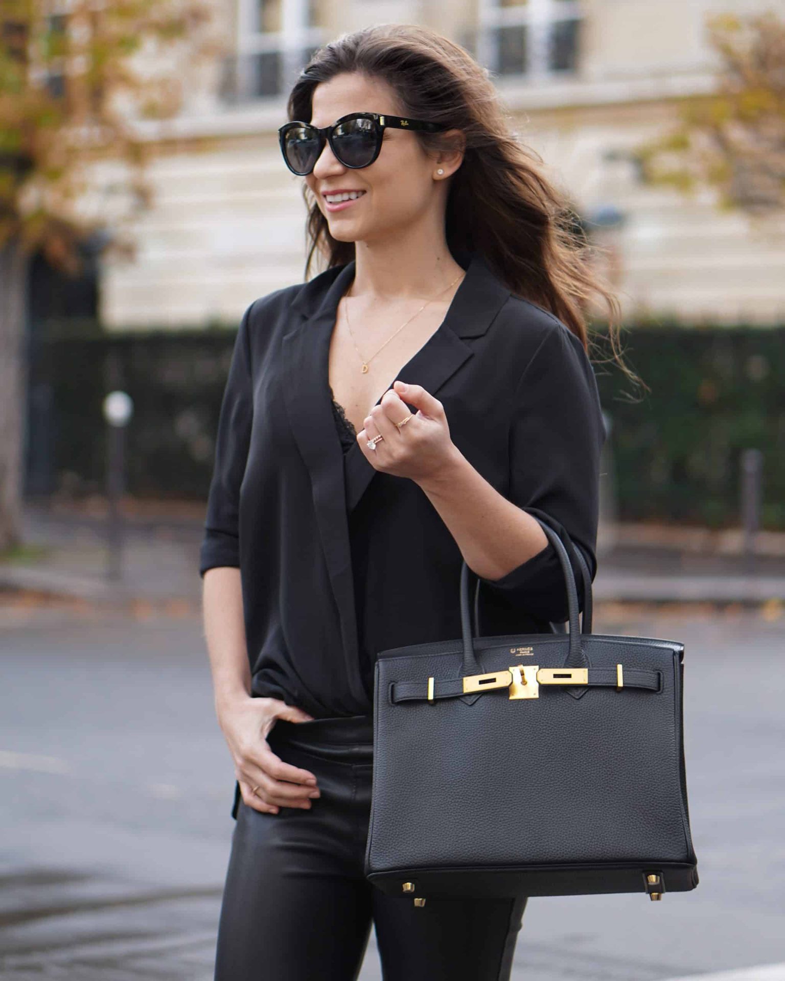 Black Special Order Hermes Birkin Size 30