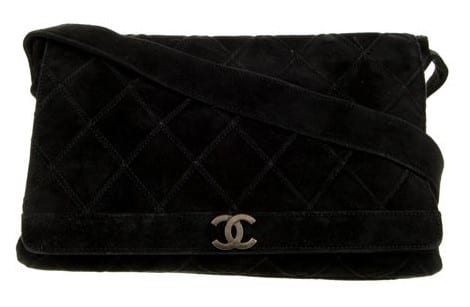 Chanel Suede Flap Bag