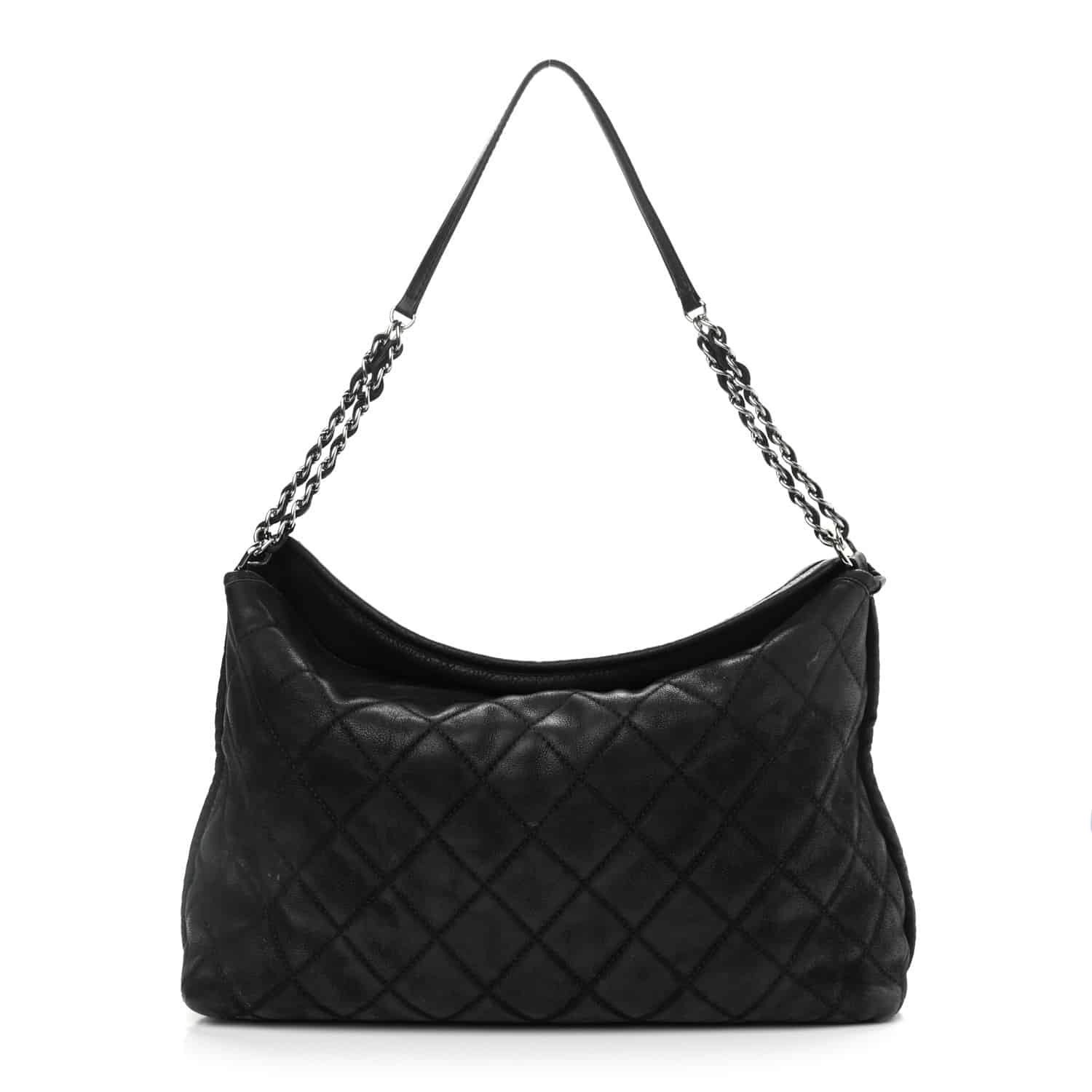 Vintage Chanel Cheap Caviar Bag Black