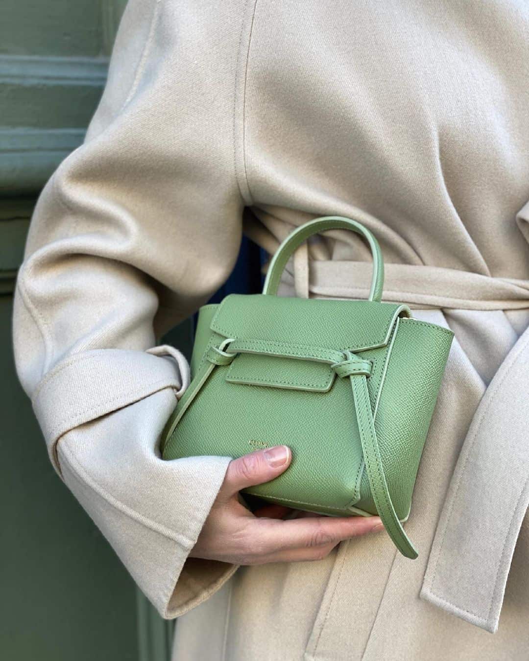 Celine Green Pico Belt Bag