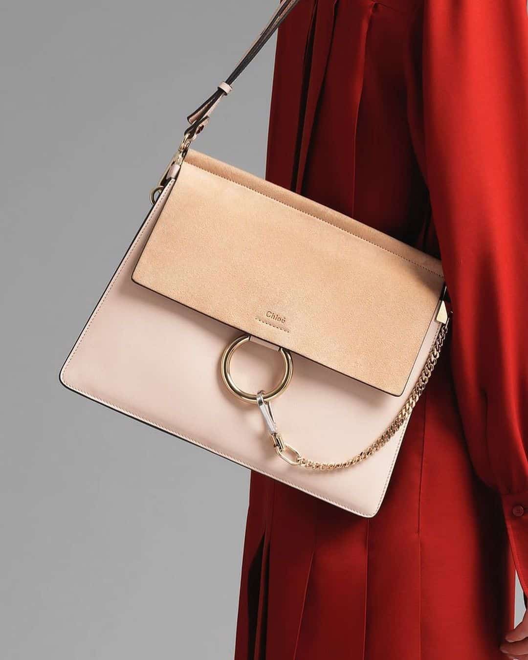 Chloe Faye Bag in Light Peach