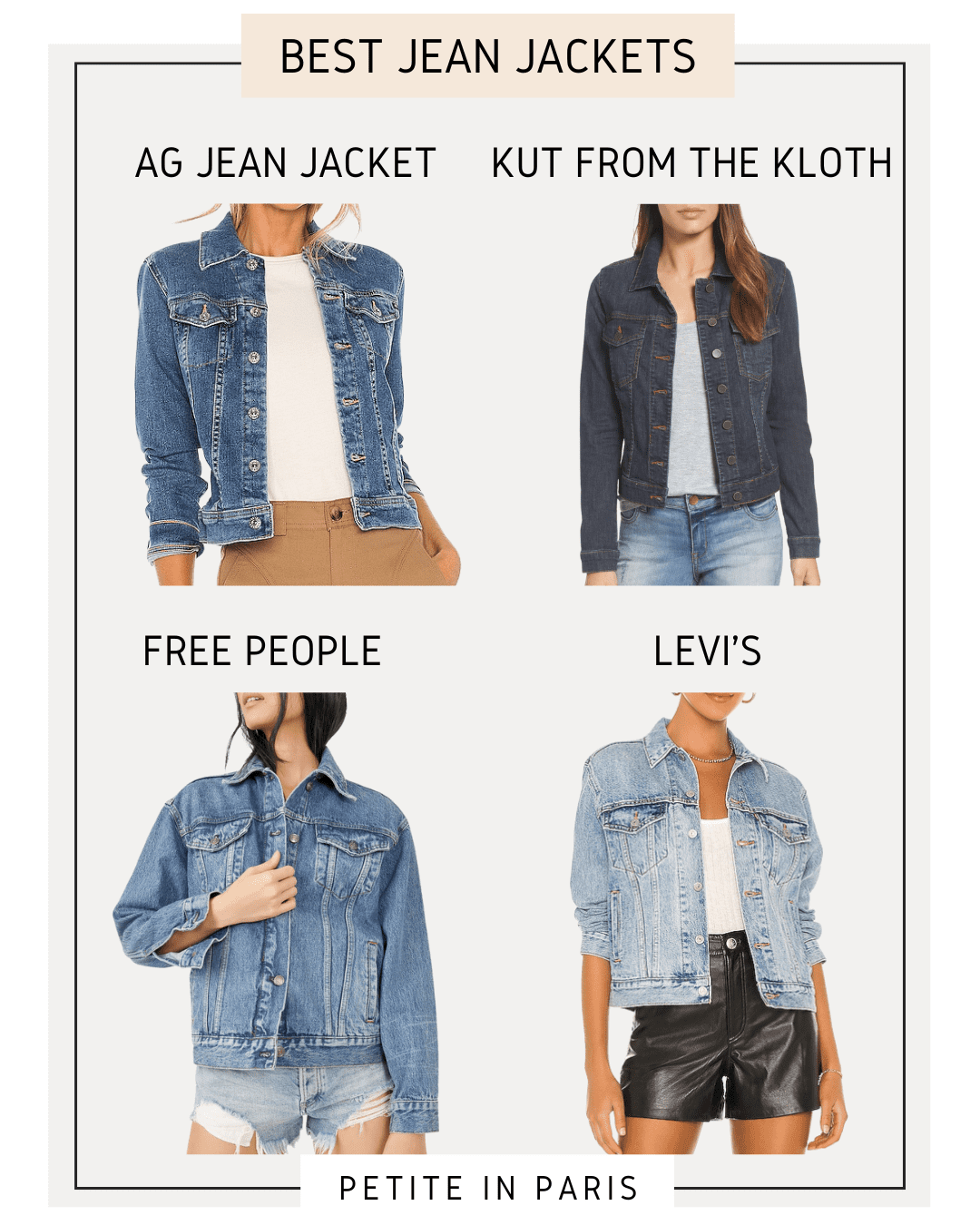 Best Jean Jackets for Women, blue jean jacket brands for women
