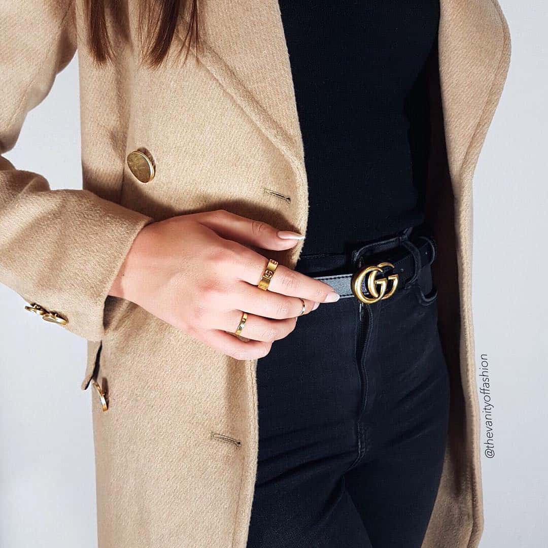Thin Gucci Belt outfit