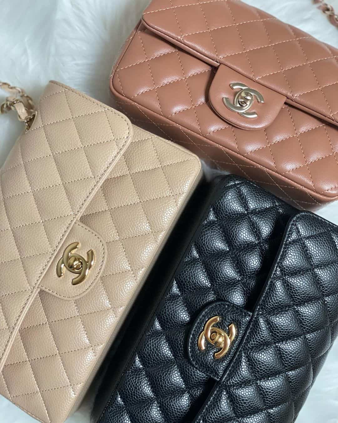 Chanel Lambskin vs Caviar Leather