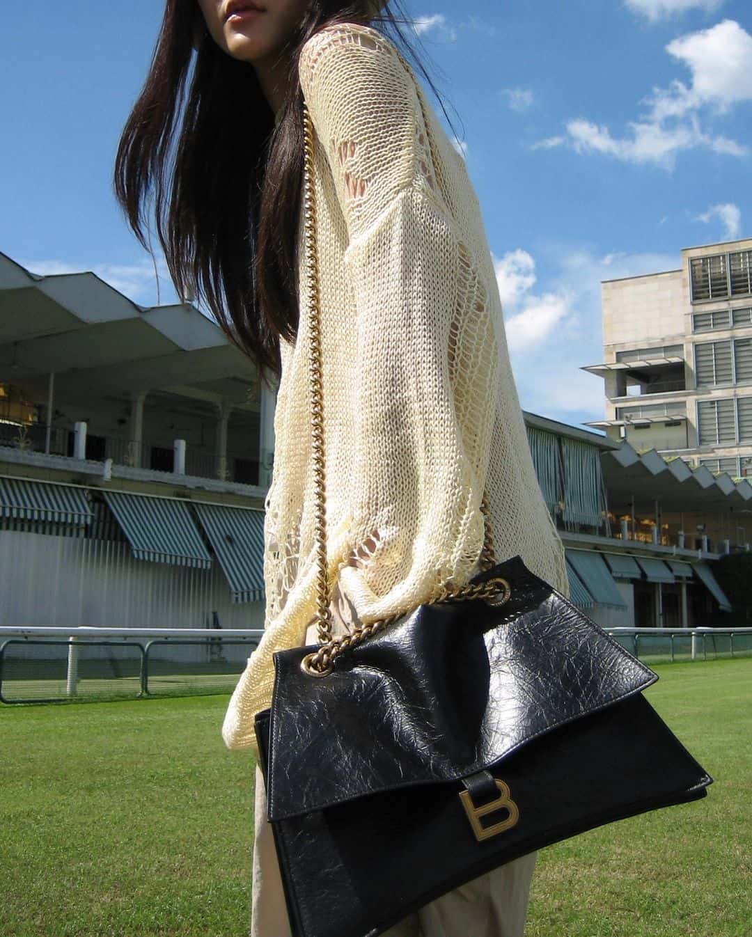 Balenciaga Crush Bag Styled Large size