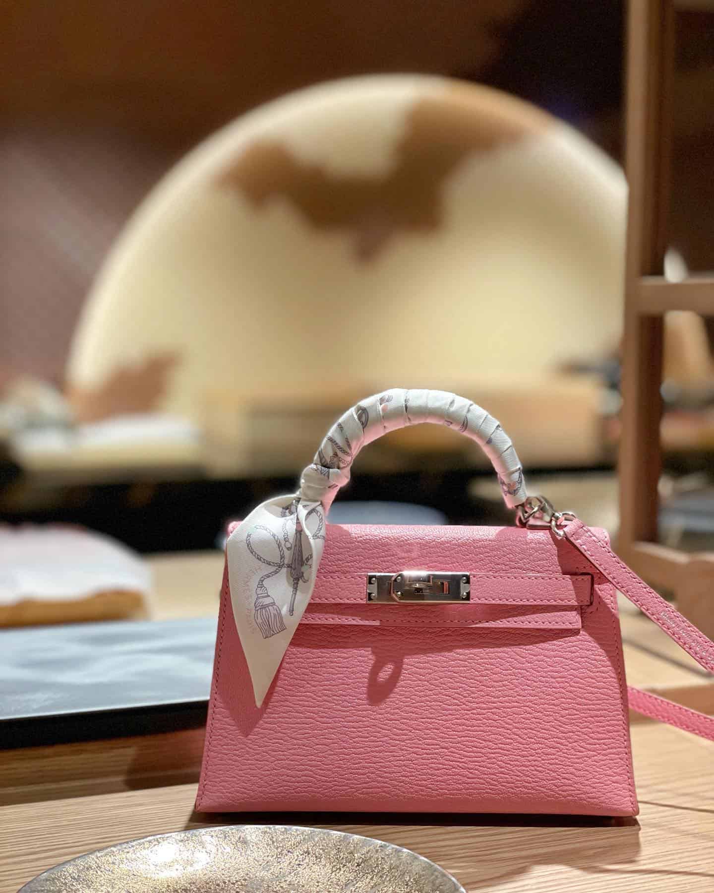 Pink Hermes Kelly Mini