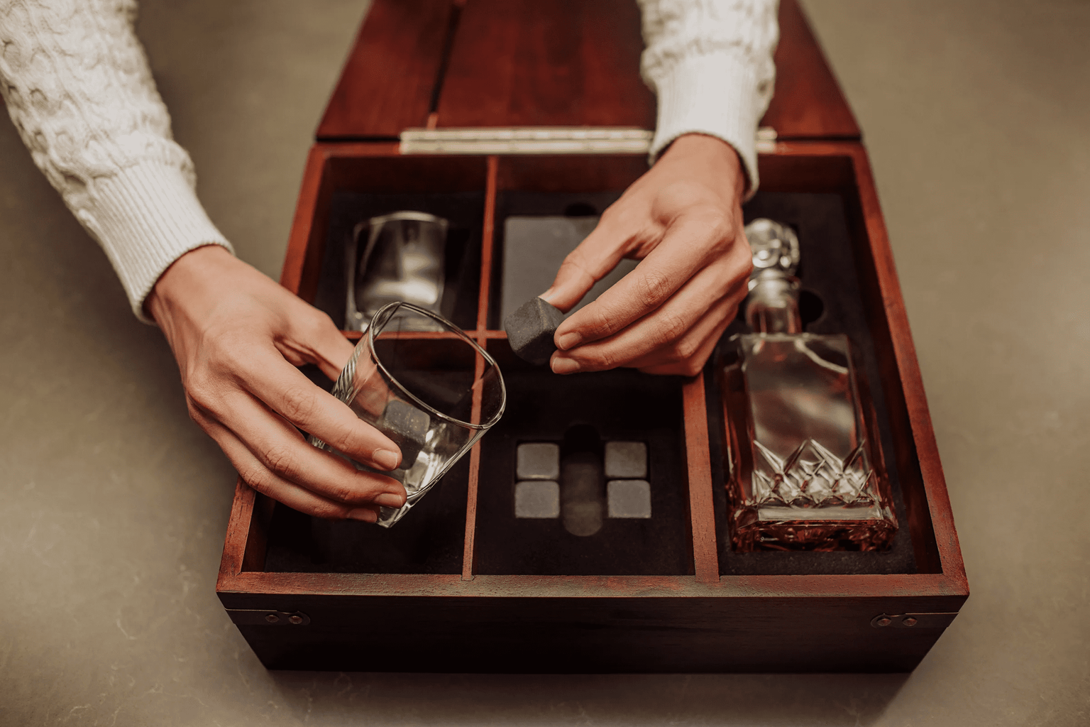 Whiskey Box Gift Set from WILLIAMS SONOMA