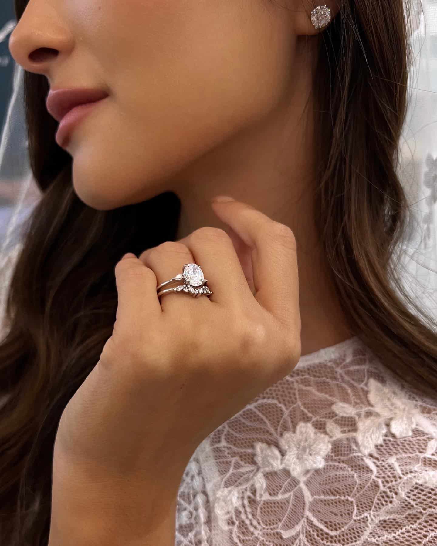 Brilliant Earth Moissanite engagement ring