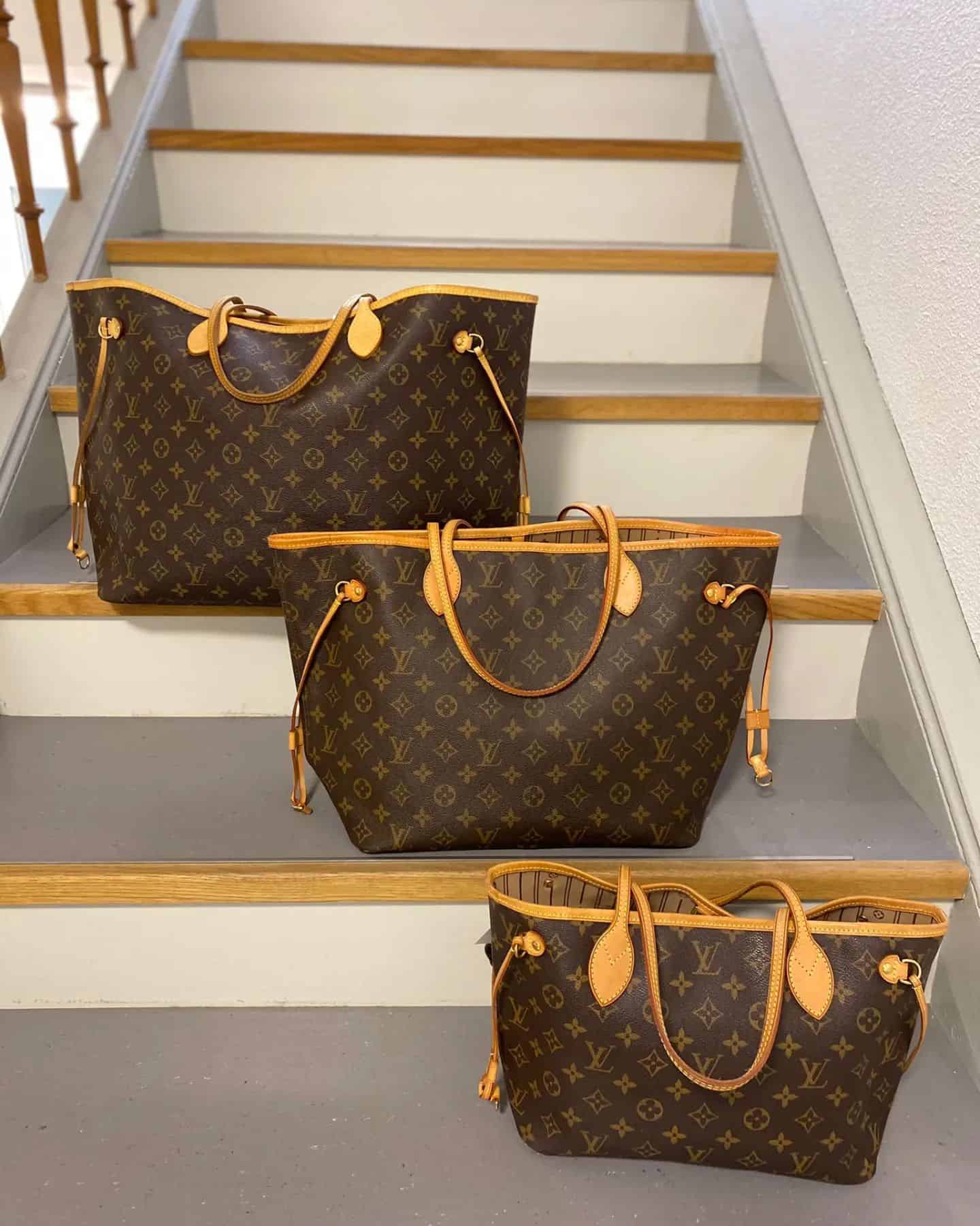 Different LV Neverfull sizes
