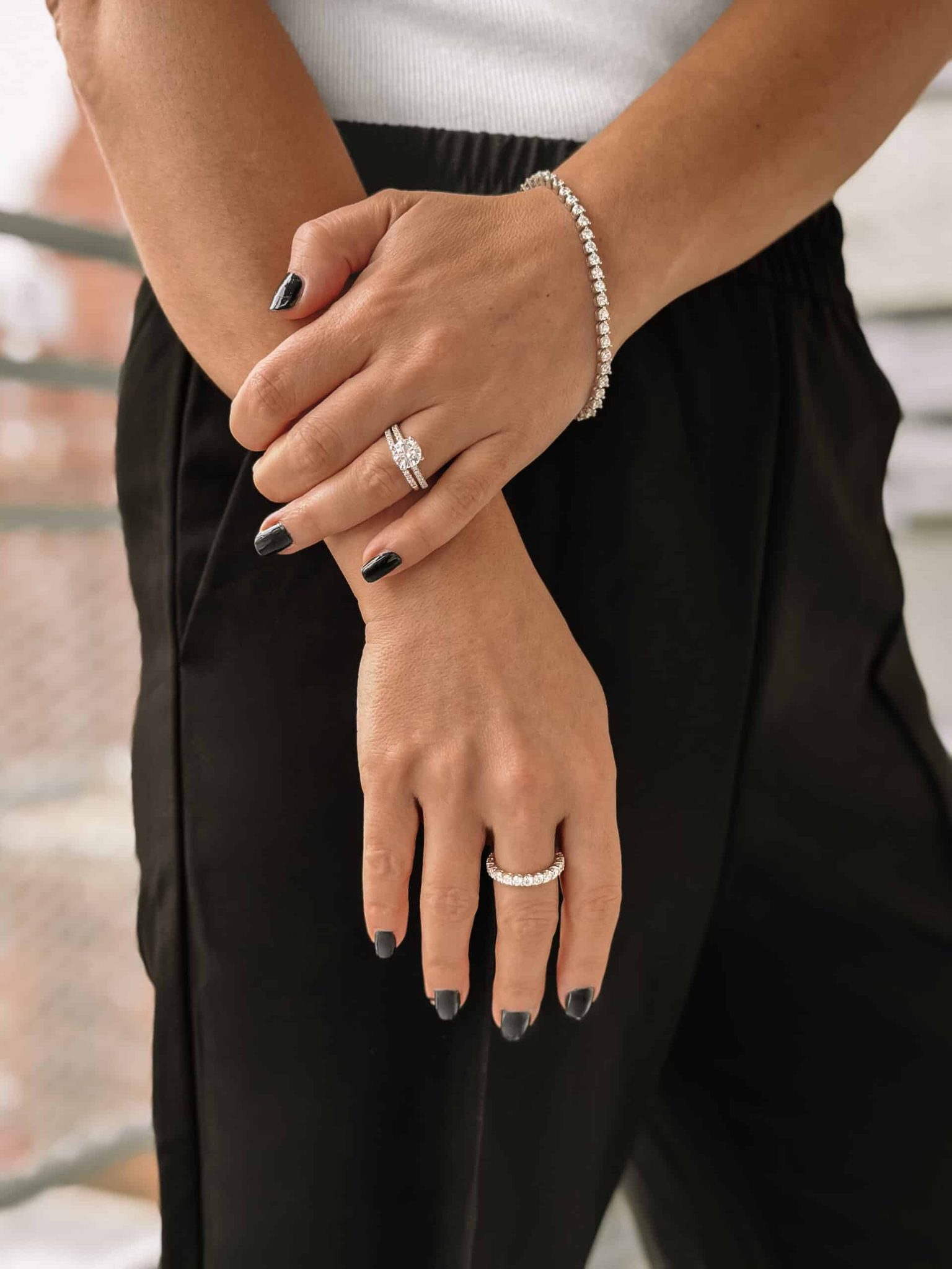 James Allen Diamond Rings and Bracelet