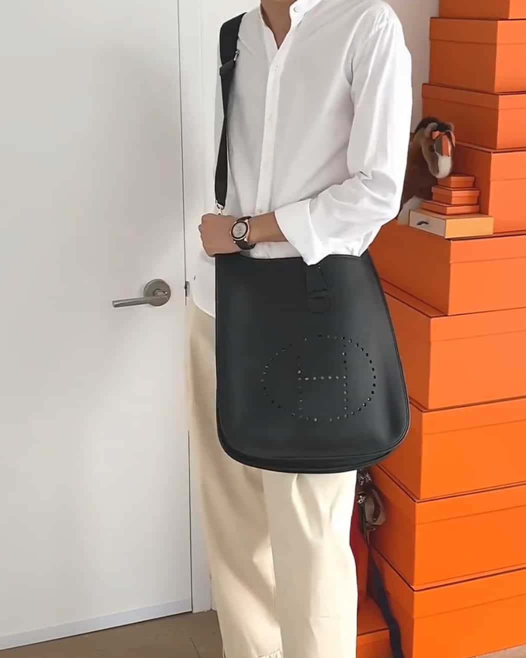 Hermes Evelyne Size 40 TGM in Black