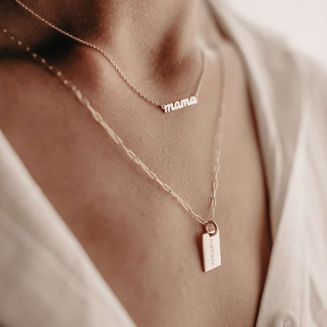 Mama necklace push present idea