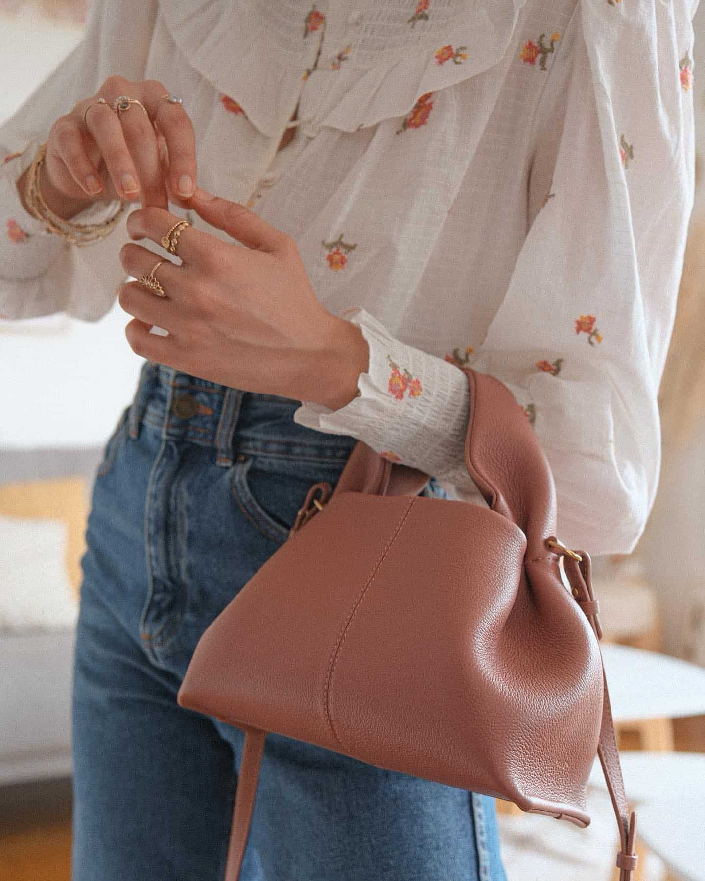 Polene Paris handbag styled