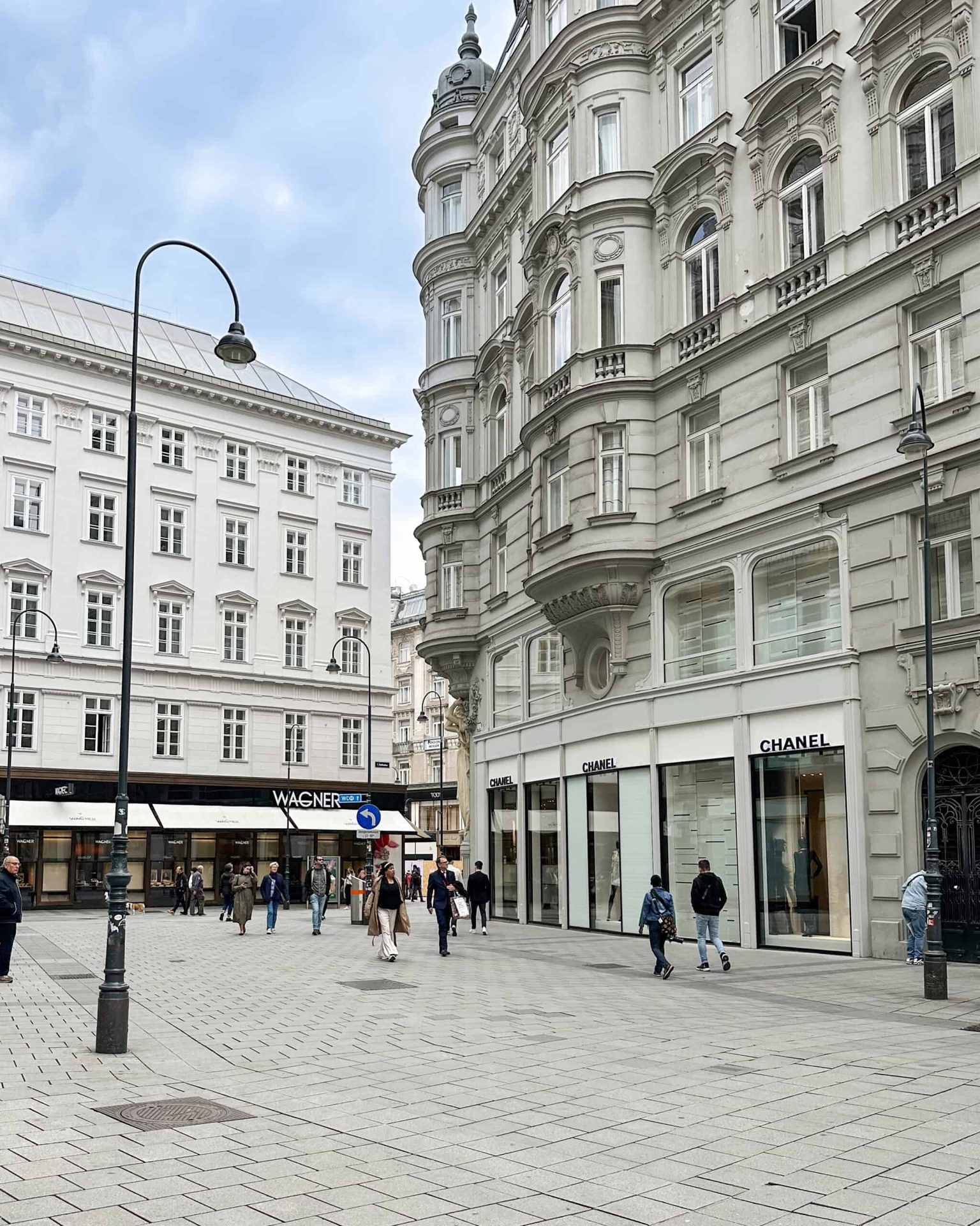 luxury shopping in vienna, austria