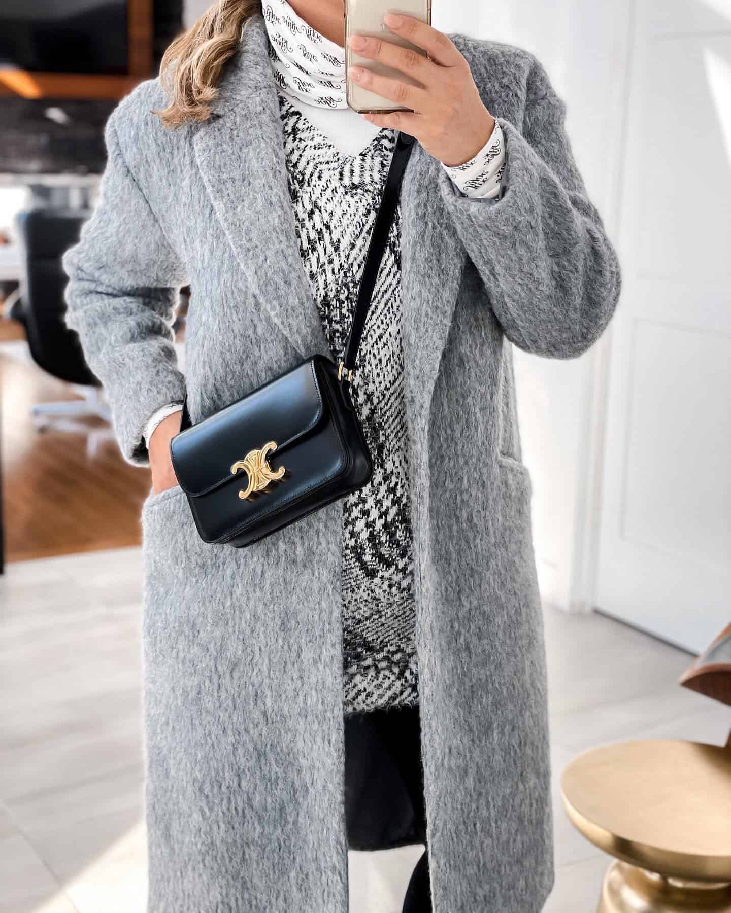 Celine Triomphe Teen Size styled