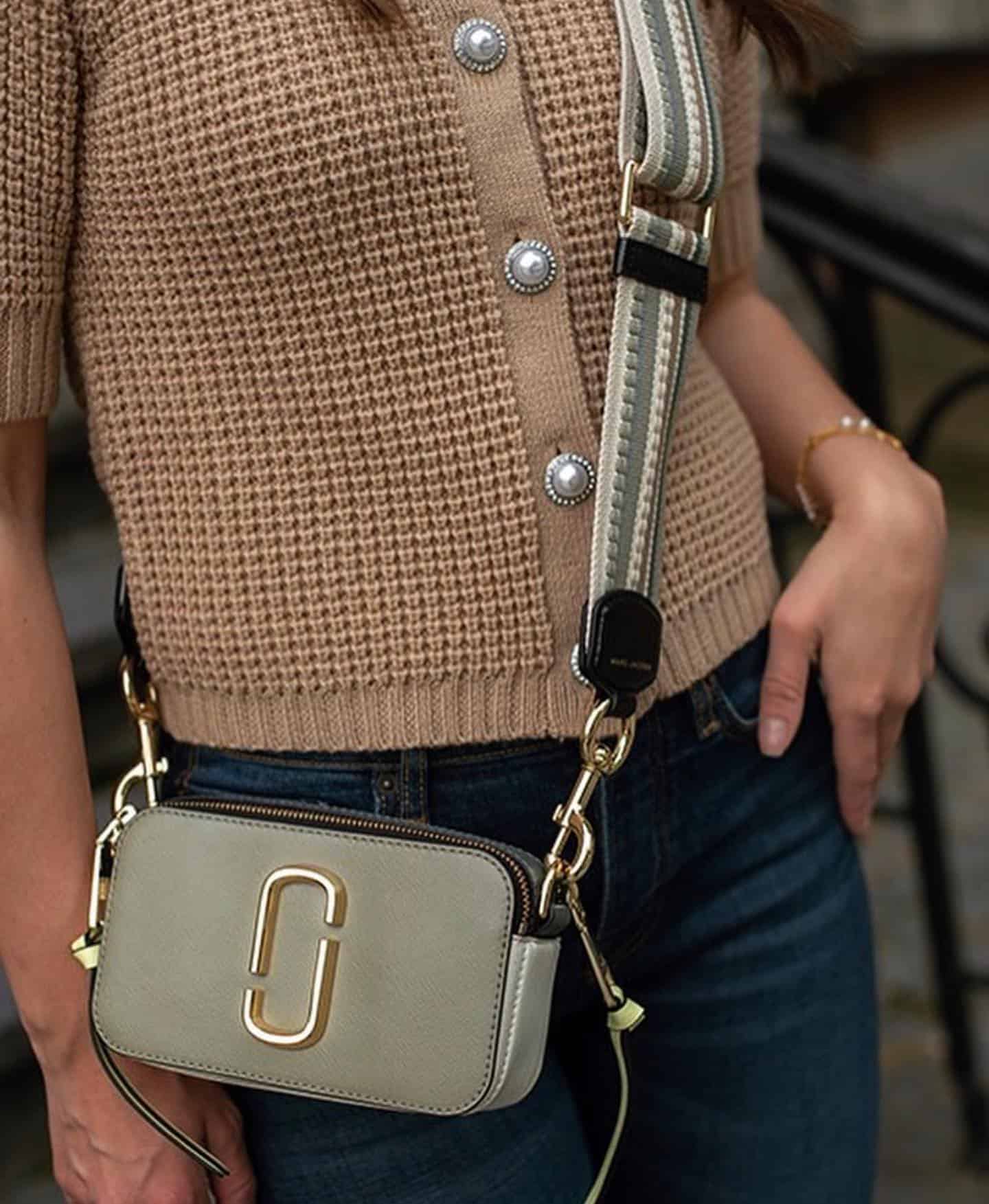 Marc Jacobs Snapshot bag to wear in Paris