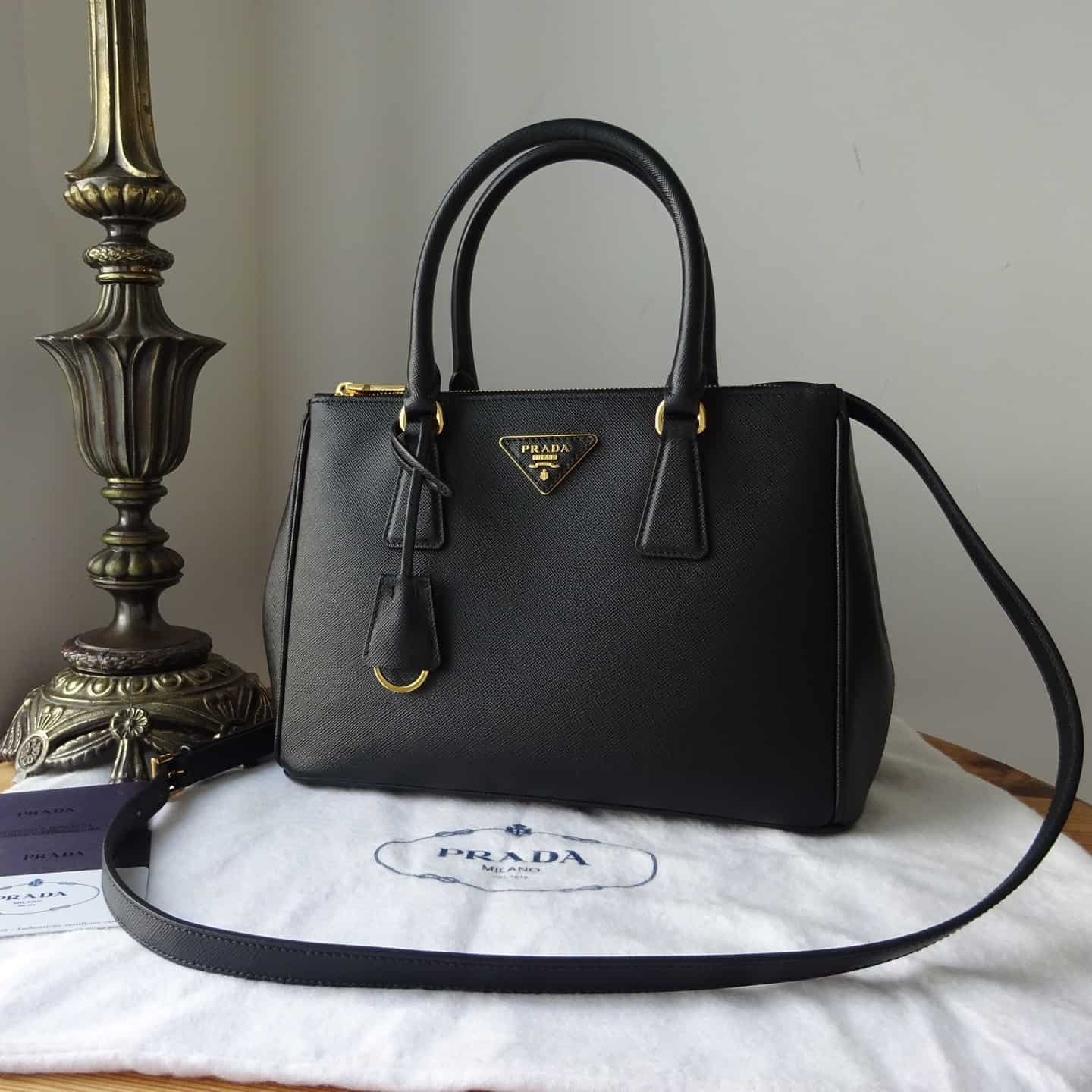 Prada galleria bag design details