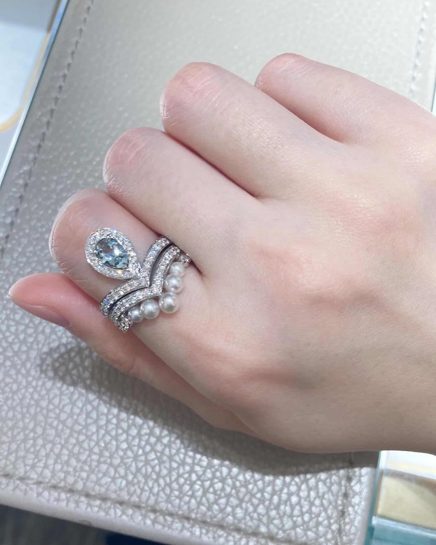 Josephine Chaumet ring in blue