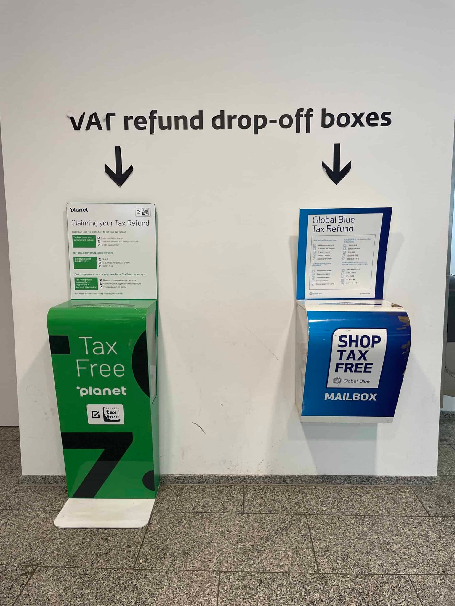 VAT TAX refund in Dubai and Paris