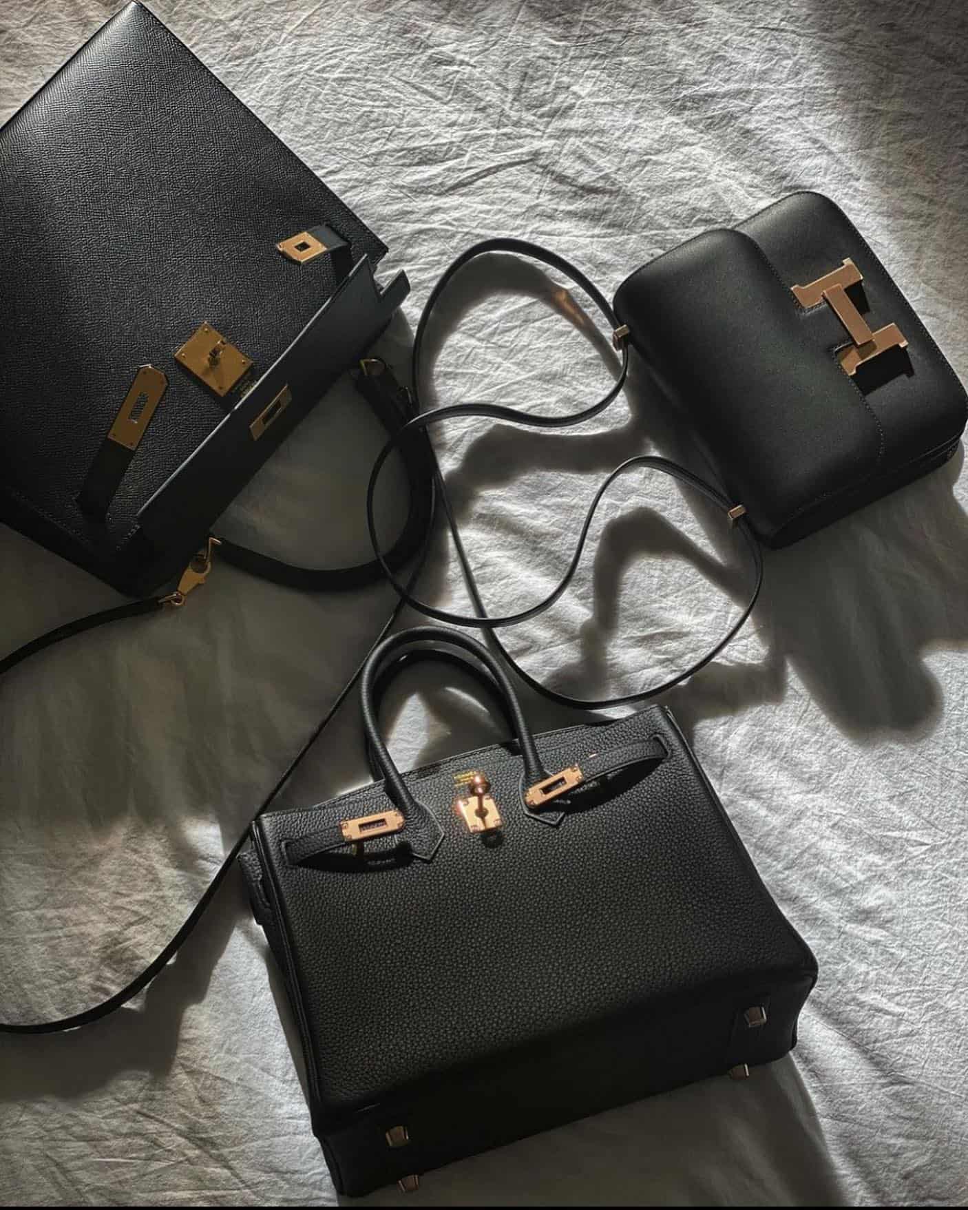 Black Hermes bag Hard Color to purchase