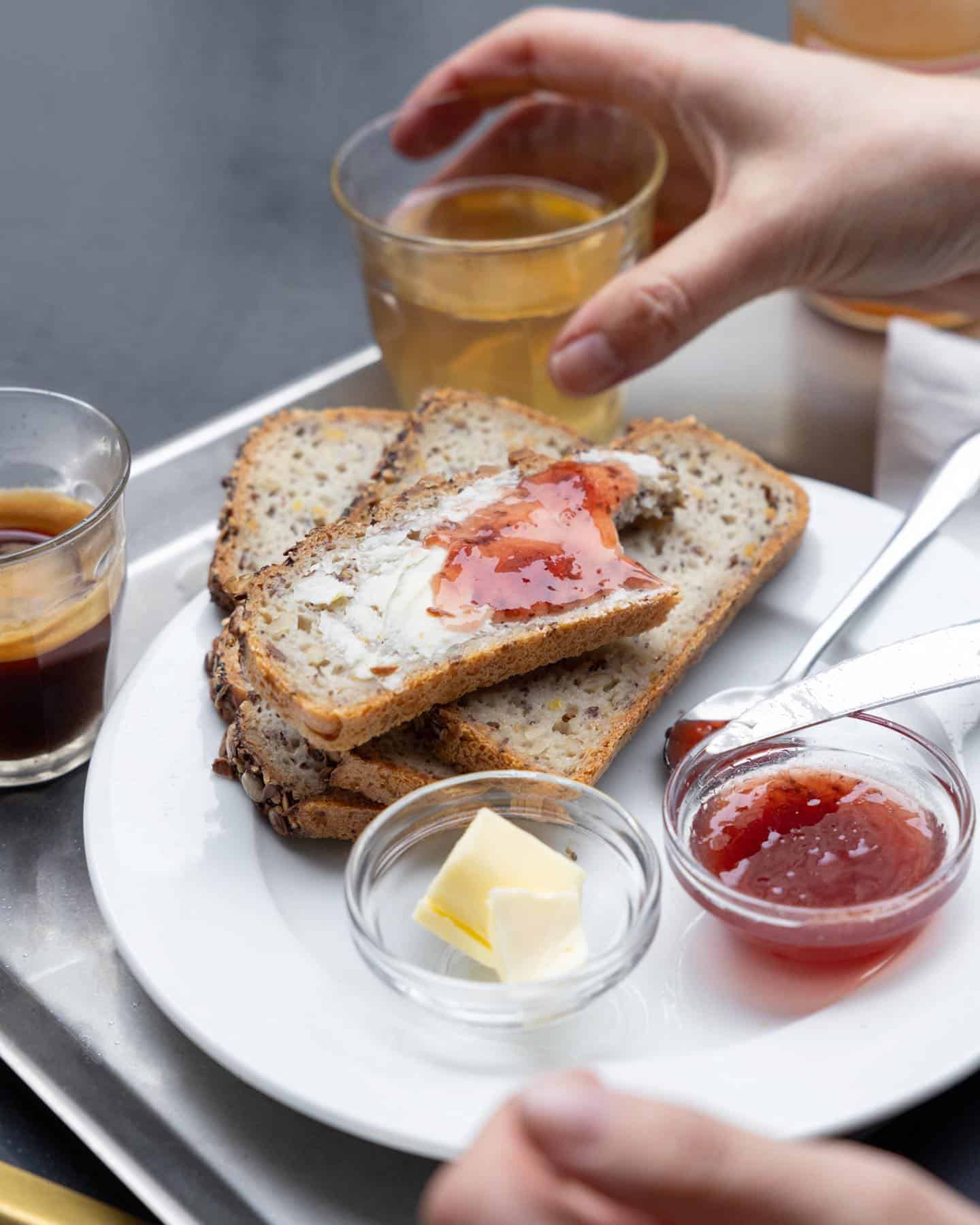 Delicious gluten free bread in Paris