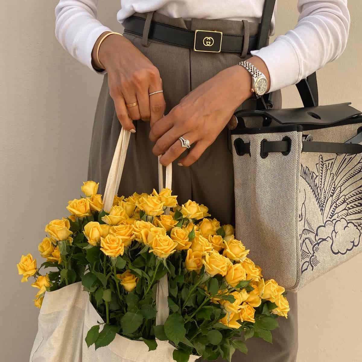 Hermes Herbag comes in different patterns