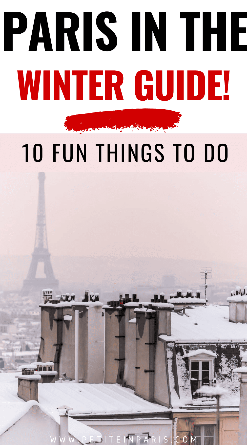Paris during the winter