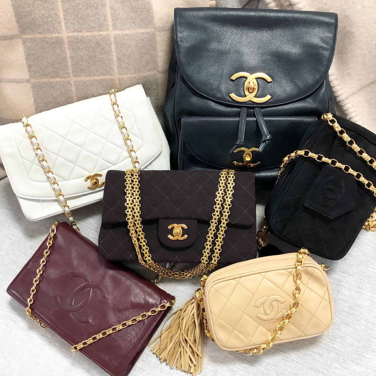 Vintage Chanel Bags in Paris