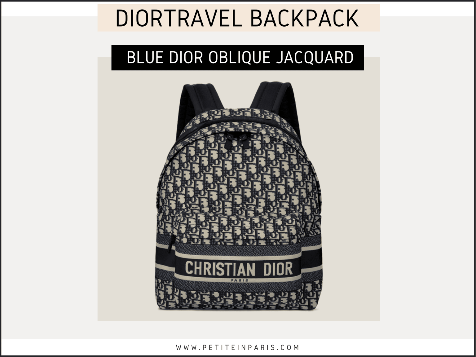 Affordable Dior Travel Backpack