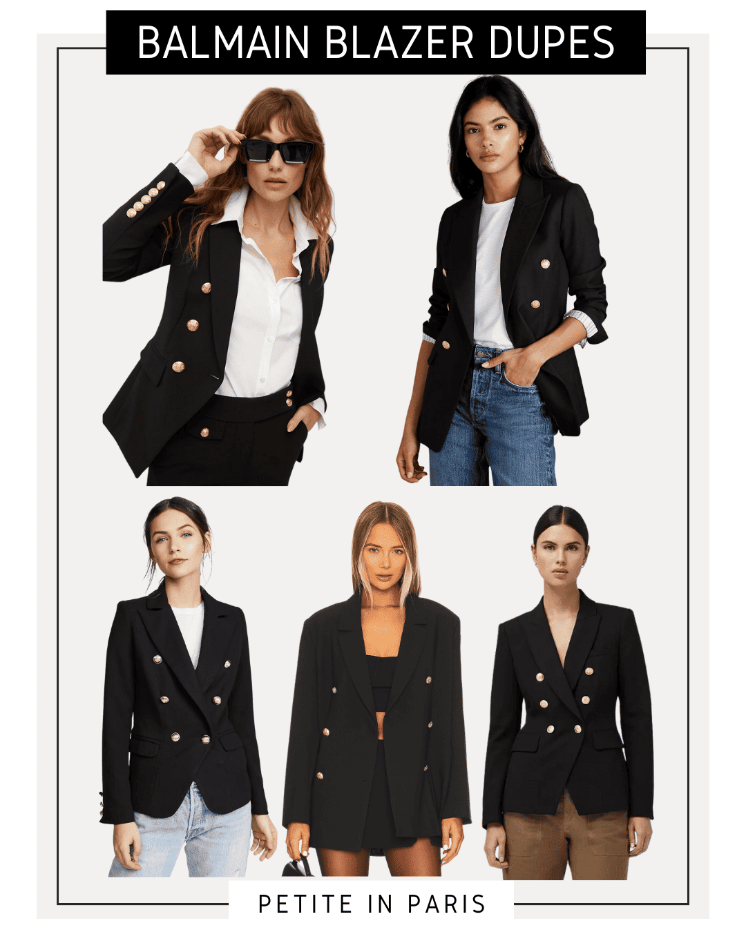 Balmain Blazer Dupes