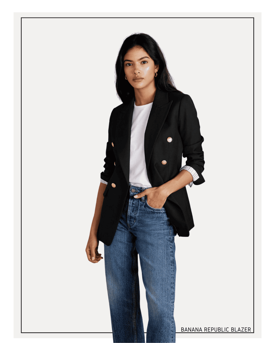 Balmain Blazer Alternatives Banana Republic Captain's Blazer